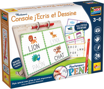 Lisciani montessori pen consolle scrivo e disegno ed. französisch