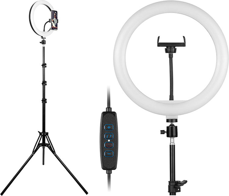Tracer traglo46745 Studio-Ringlampe – professionelle Beleuchtung für perfekte Fotos und Videos – perfekte Beleuchtung für Streamer, Tiktok-Ersteller und Content-Ersteller!