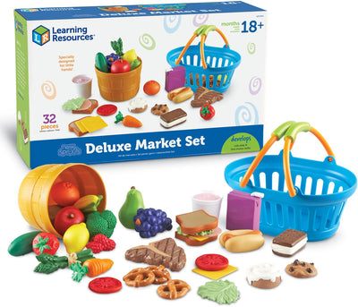 Lernressourcen, Lernspielzeug, neues Sprouts-Deluxe-Marktset. - 3+