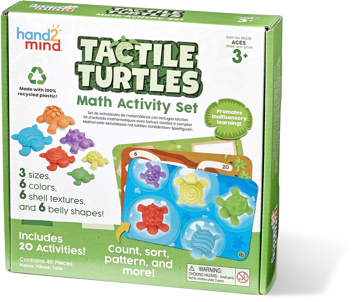 Lernressourcen: Taktile Schildkröten-Mathe-Aktivitätsset – 3+