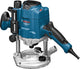 Bosch Oberfräse GOF 1250 CE (19-mm-Schlüssel, Zentrierstift 8 mm, 17-mm-Kopierhülse, Parallelanschlag, SDS-Kopierhülse)
