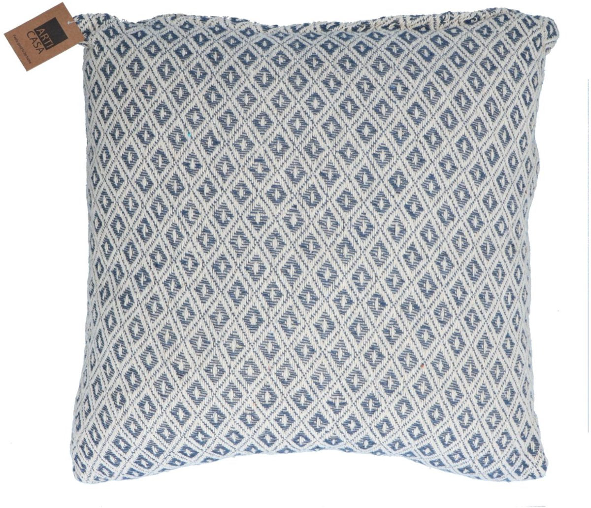 Arti casa Dekokissen – 45x45 cm – Dekokissen – weich und bequem – für Sofa und Bett – Blau