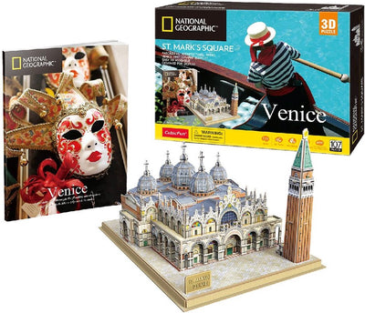 Cubic Fun 3D Puzzle National Geographic st. Marco Plein