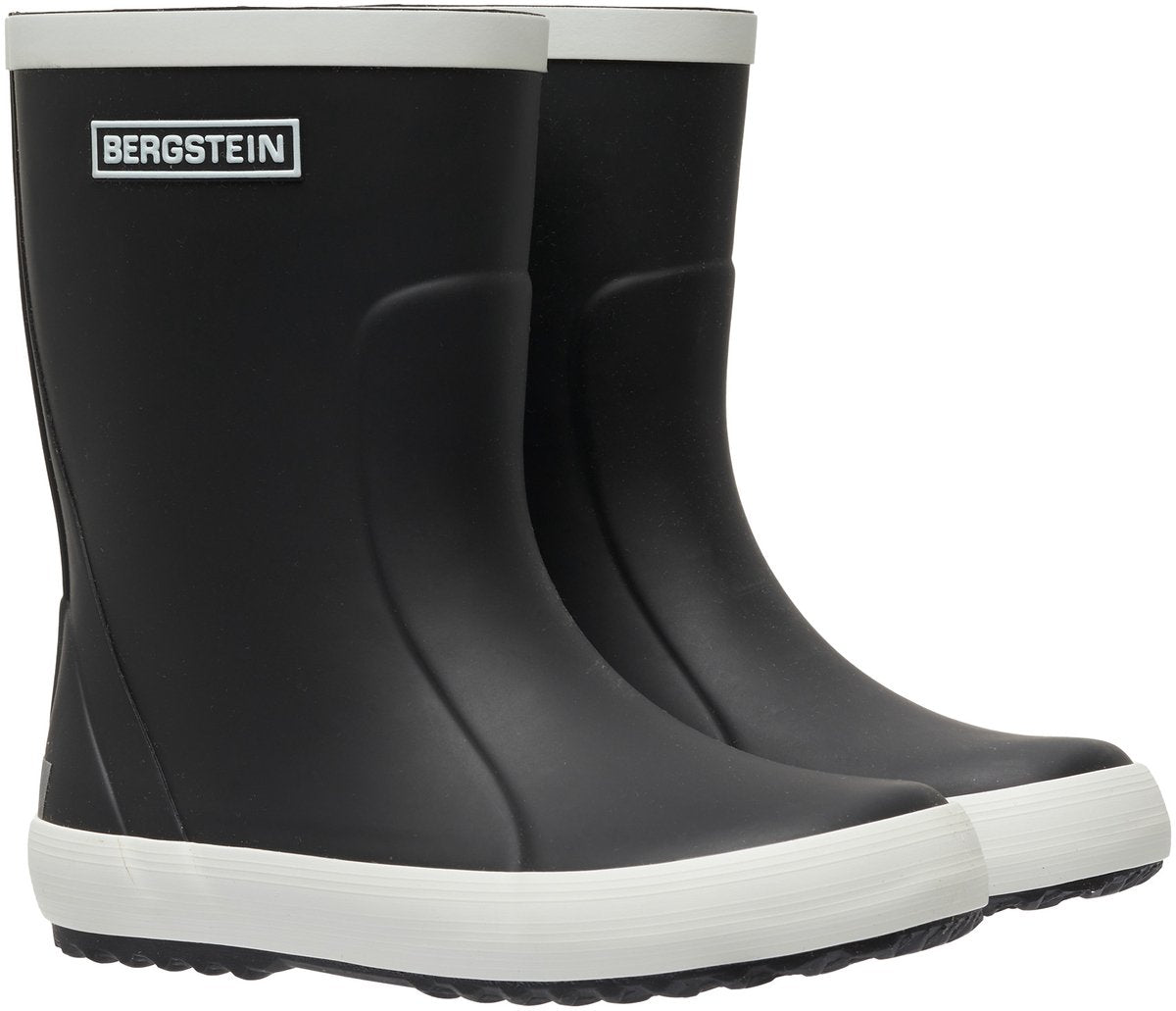 Bergstein klassische Unisex-Junior-Regenstiefel – Schwarz