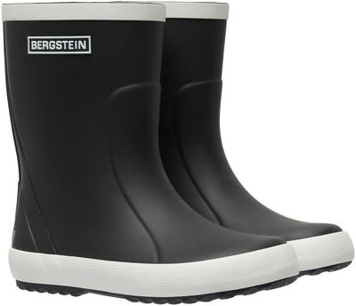 Bergstein klassische Unisex-Junior-Regenstiefel – Schwarz