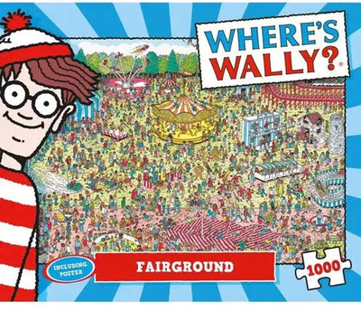 Plenty Gifts „Where's Wally Fairground“-Puzzle, 1000 Teile