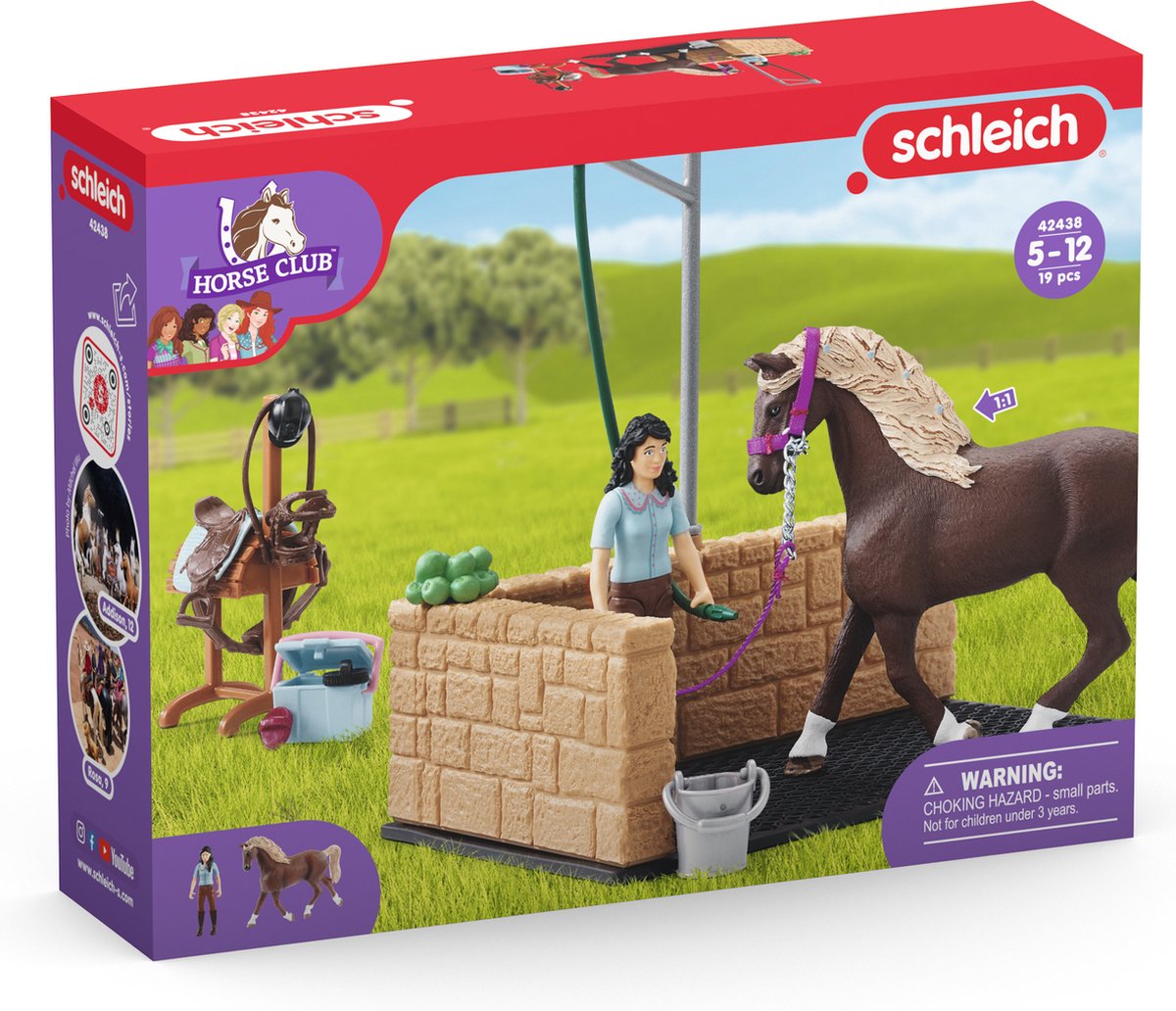Schleich 42438 Wasplaats mit Pferd Emily