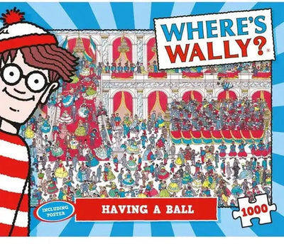 Viele Geschenke, wo Wally ein Ballpuzzle mit 1000 Teilen hat