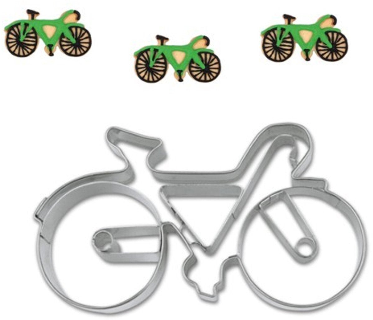 Städter Edelstahlausstecher - Fahrrad - 9cm -