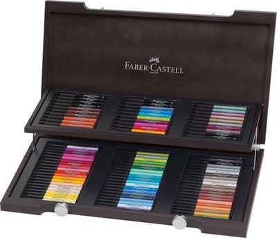 Faber-Castell Zeichenstift – Pitt Künstlerstift – Holzetui – Geschenkset – 90 Stück – FC-167400