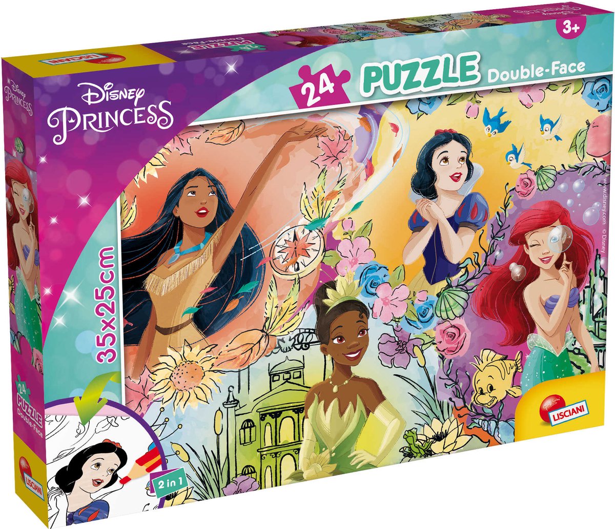 Lisciani Disney Puzzle DF M-Plus 24 Prinzessin
