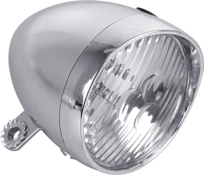 Dresco Fahrradscheinwerfer - klassisch - 3 LEDs - Chrom