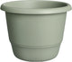 Elho Amiga Round 55 – großer Blumentopf für drinnen und draußen – 100 % recycelter Kunststoff – ø 55 x H 41,3 cm – Thymiangrün