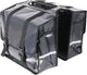 Dresco Doppelfahrradbeuteltransporter 50 Liter Bisonylschwarz