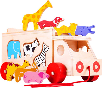 Bigjigs Holzforma Box Truck, 11dlg.