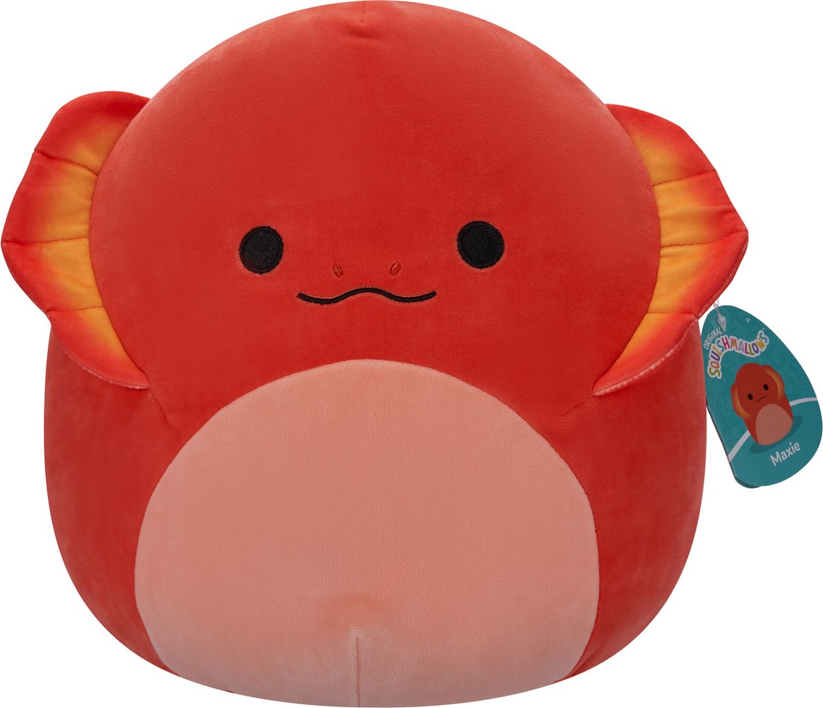 Squishmallows Maxie-rote Rüschenechse, 30 cm Plüsch
