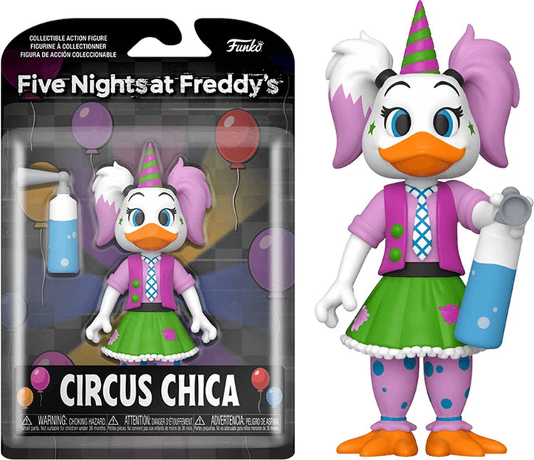 Funko Five Nights at Freddy?'s – Actionfigur Circus Chica, 13 cm große Sammelfigur – mehrfarbig