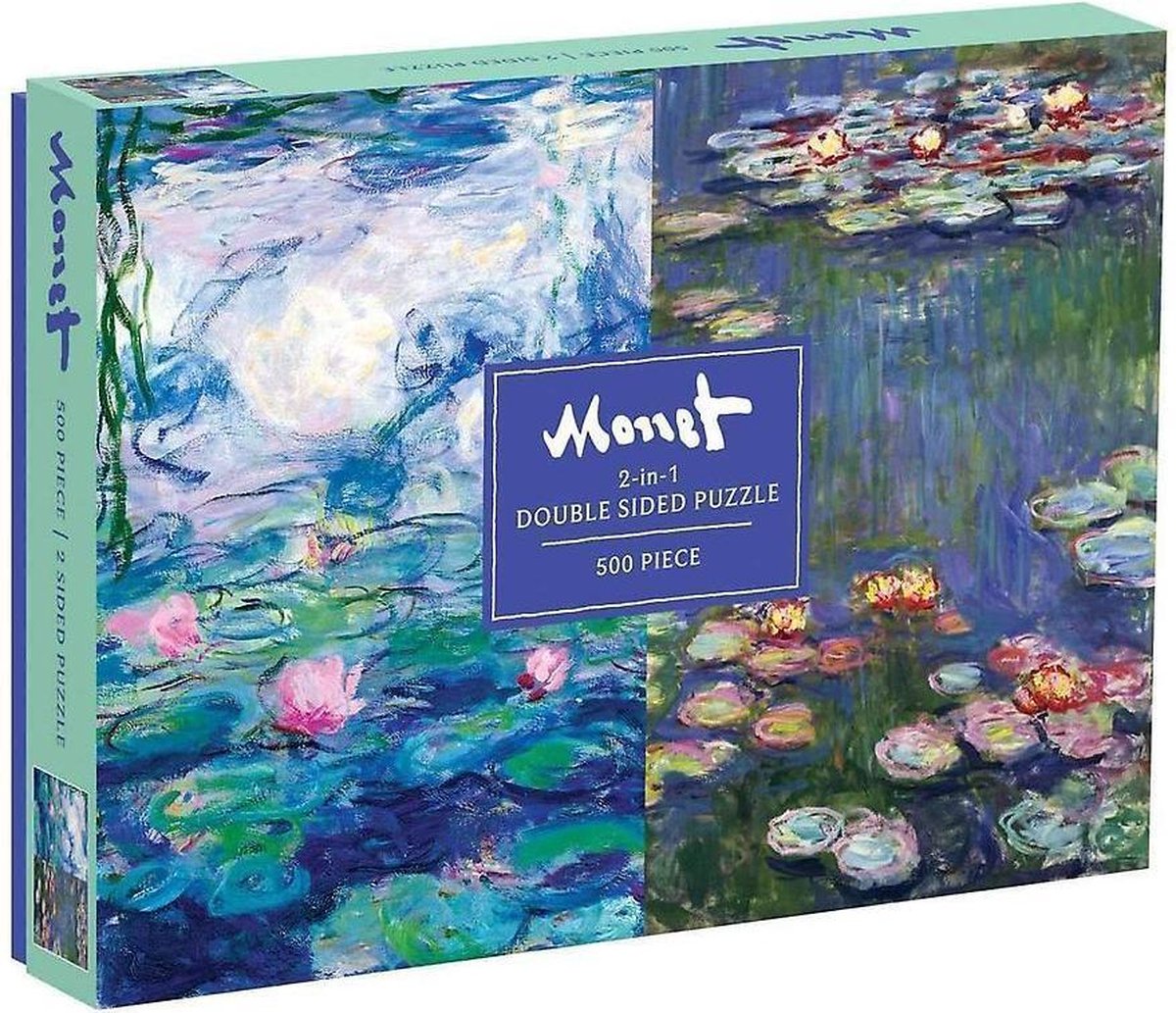 Monet 500-teiliges doppelseitiges Puzzle