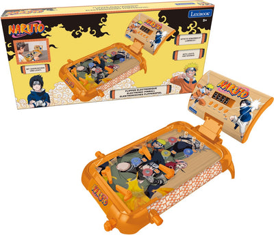 Lexibook Naruto elektronischer Tisch-Flipper mit tollem Design, Sounds, Beleuchtung und digitalen Partituren, um alleine zu spielen oder Ihren Freund herauszufordern