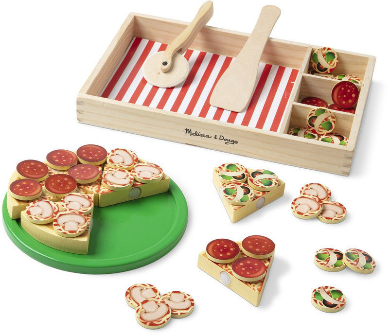Melissa Doug Wooden Pizza Party