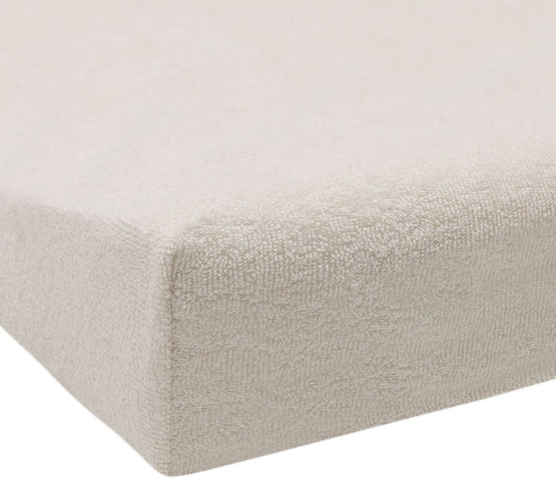 Jollein – Wickelauflagenbezug aus Frottee 50 x 70 cm – Wickelunterlage mit weichem Bezug – Haferflocken