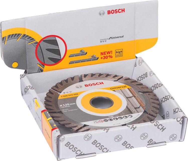 Bosch Diamantscheibe 10x Prof Univ 125 22.23