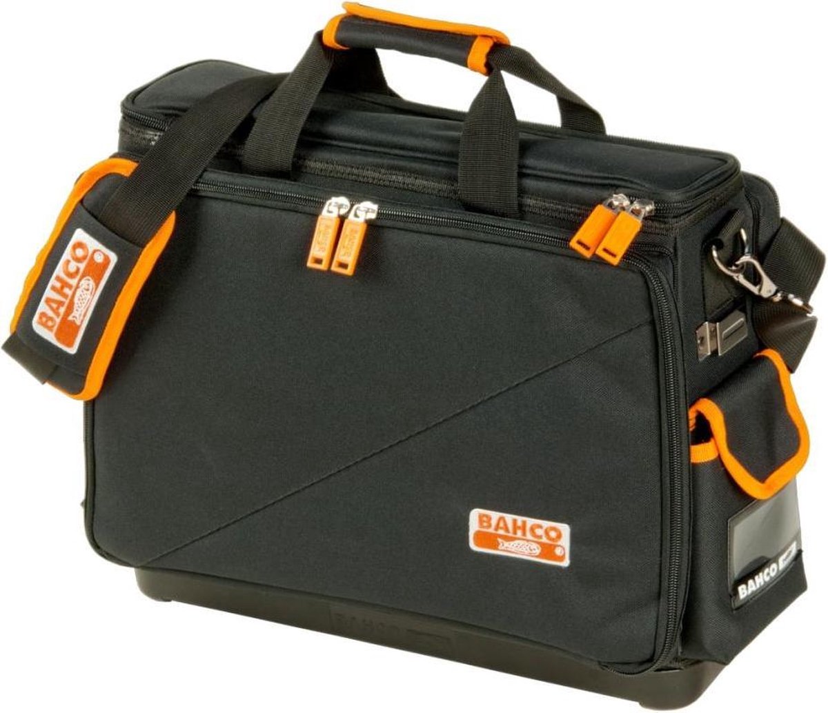 Bahco 4750fb4-18 Werkzeugtasche (ohne Inhalt) Elektriker, Handwerker, Heimwerker, Techniker, Universal 1 Stück