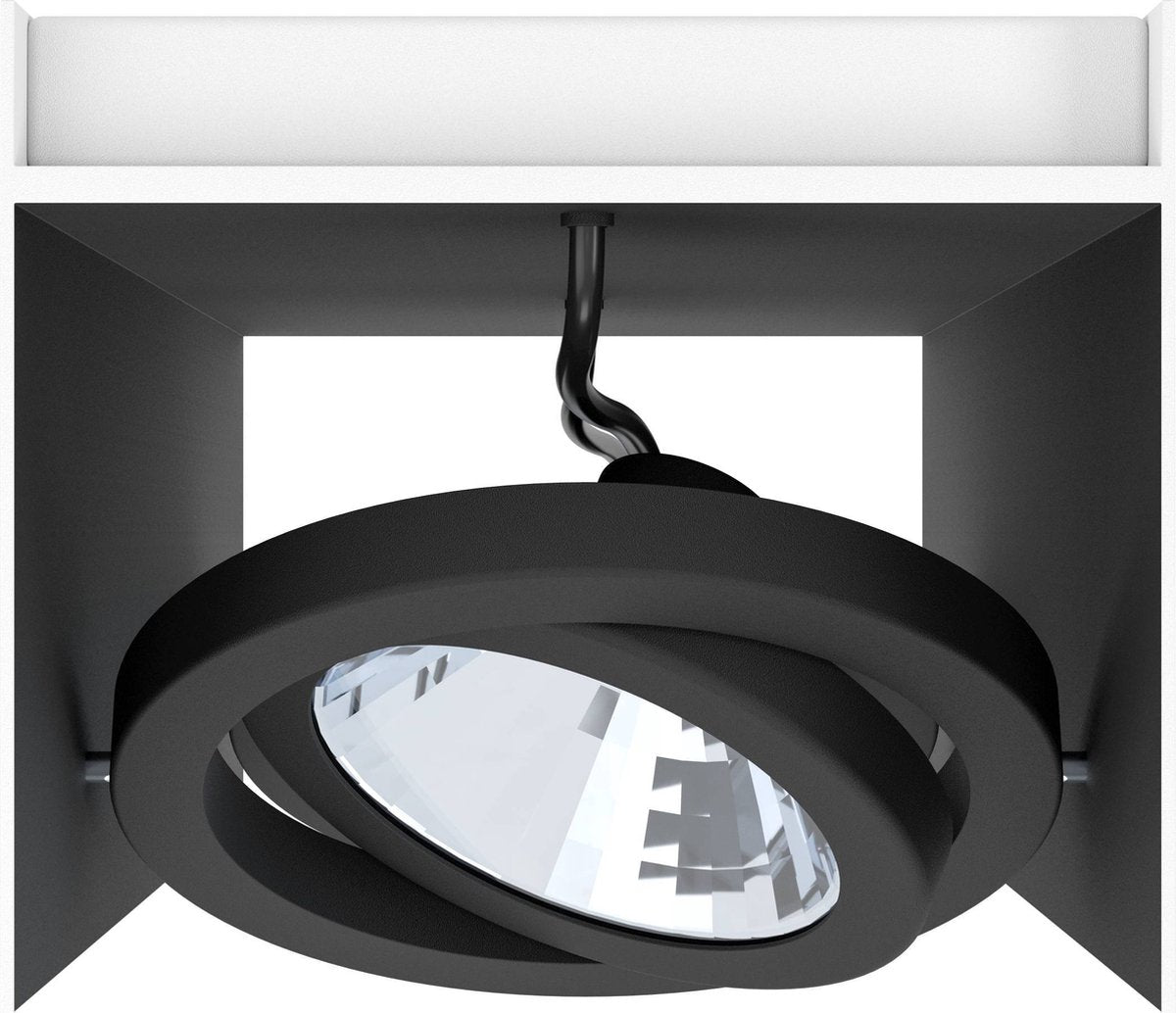 Eglo vidago - LED-Deckenleuchte - 1 Licht - Weiß Schwarz
