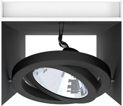 Eglo vidago - LED-Deckenleuchte - 1 Licht - Weiß Schwarz