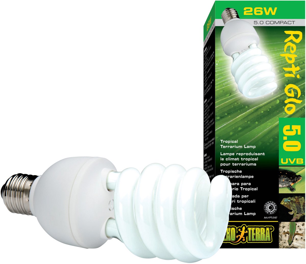 Exo Terra Reptile UVB 100 – Terrarienbeleuchtung – 25 W