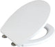 Wenko WC-Sitz Ostuni – Thermoplast weiß – Easy-Close-Soft-Close-Verschluss – Fix-Clip-Befestigung abklickbar – WC-Sitz – WC-Sitz – weiß