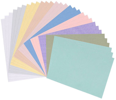 Vaessen Kreativfilz – A6 – 1 mm – 30 Blatt Hobbyfilz – 10 Pastellfarben