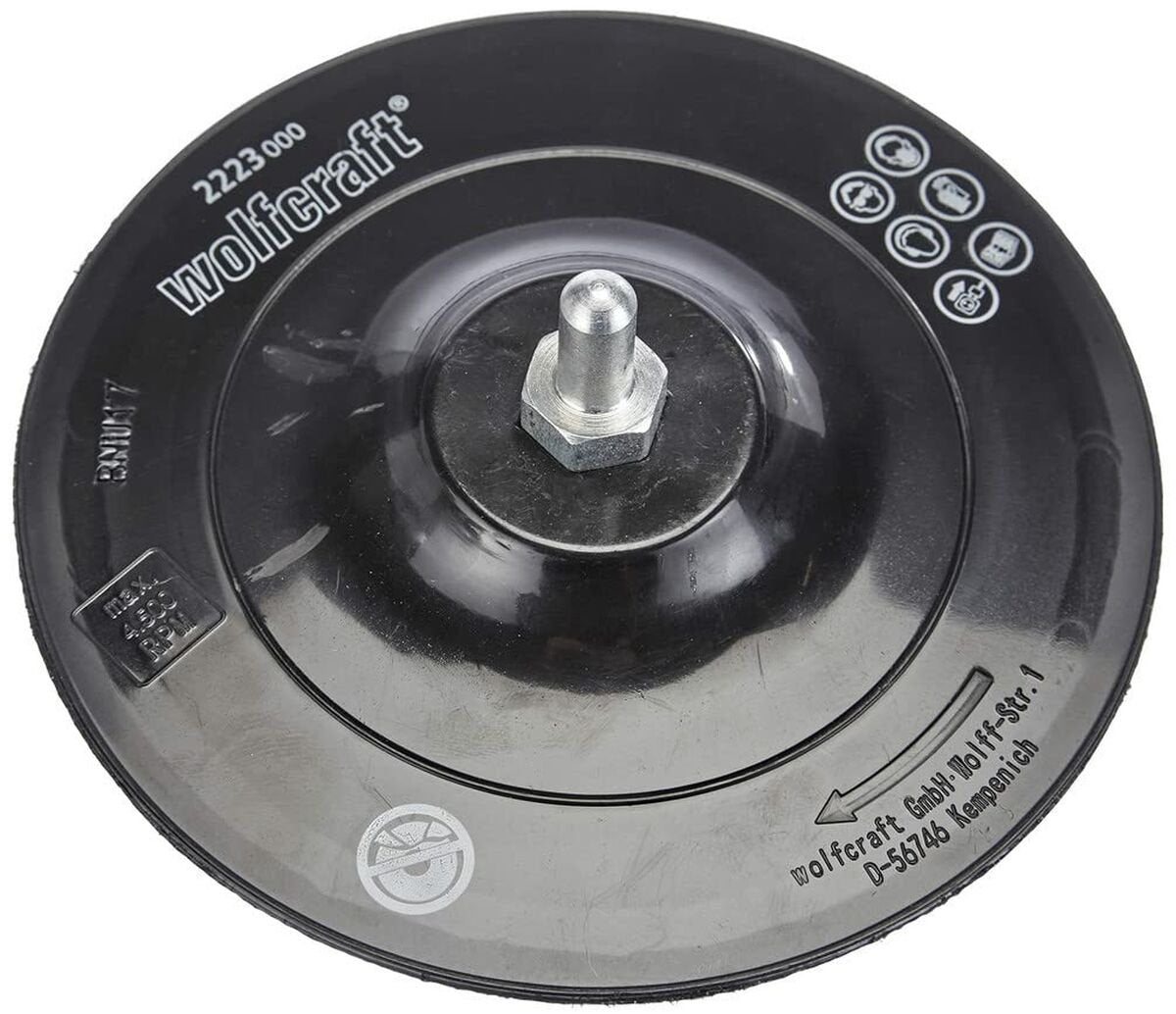 Wolfcraft - Stützpolster für Bohrer ø 125 mm - 2223000