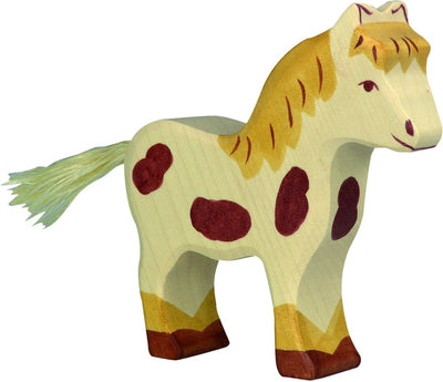 Holztiger-Pony. 11,5 cm.