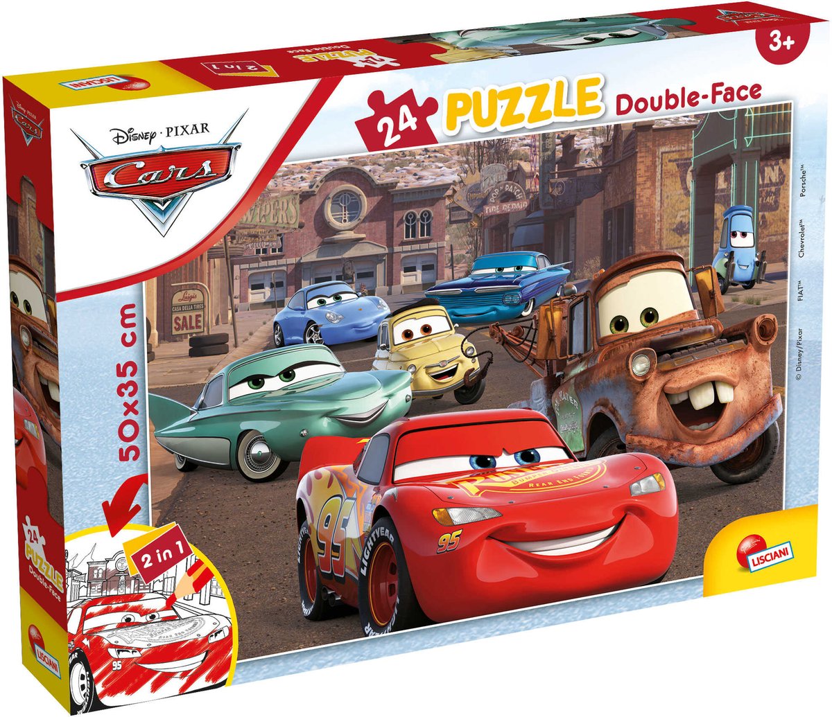 Lisciani Disney Puzzle DF plus 24 Autos
