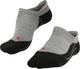 Falke TK5 Invisible Anti-Blister Wandersocken aus dünnem Woll-Funktionsmaterial Damen Grau – Größe 41-42