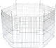 Beeztees – Kaninchengehege – 6 Paneele – 66,5 x 58 cm, Durchm. 100 cm