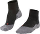 Falke TK5 kurze Anti-Blasen-Wandersocken aus dünnem Woll-Funktionsmaterial Herren Schwarz - Größe 42-43