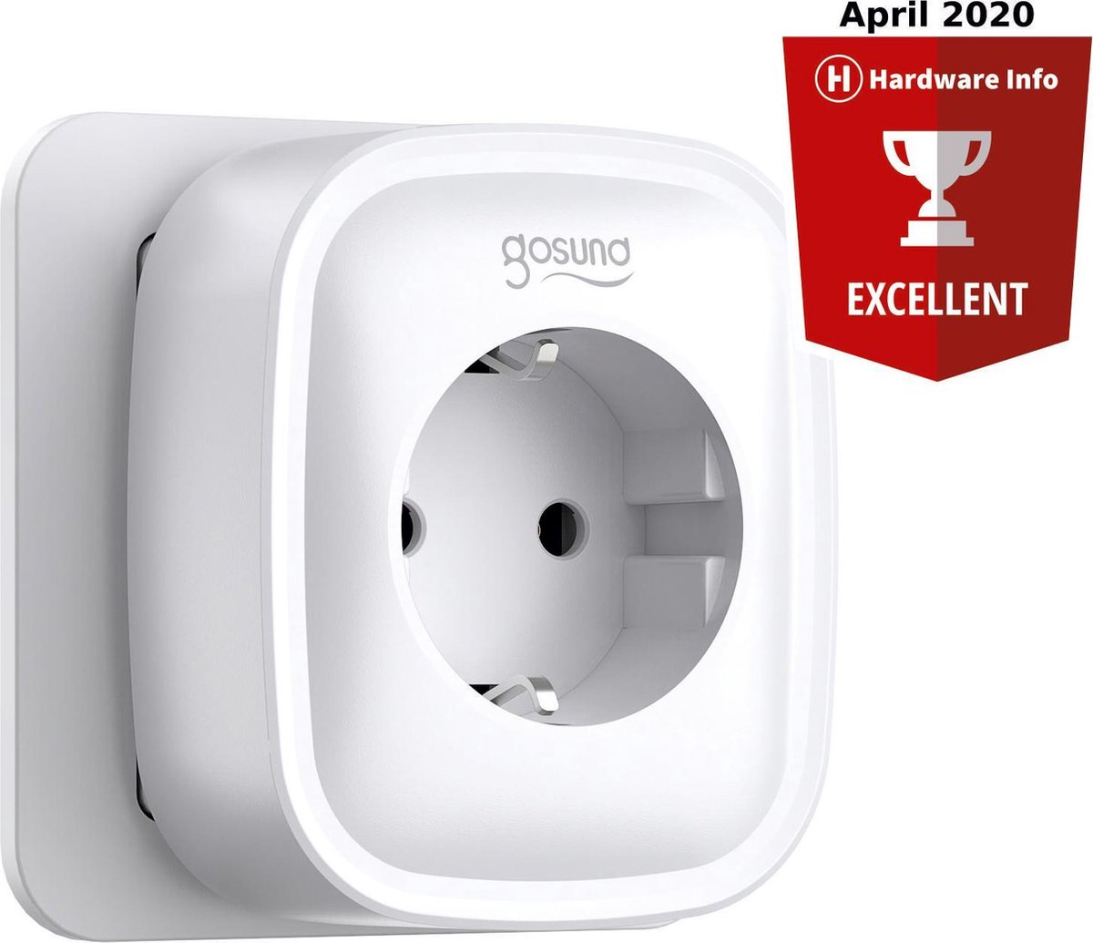 Gosund SP112 Smart Plug Socket Single – Smart Plug – inklusive 2 x USB-Eingang – Alexa – Google Home – ifttt