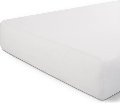 Dindi Home Dindi Spannbettlaken Basic Beauty – 160 x 200 – 100 % Baumwolle – Weiß