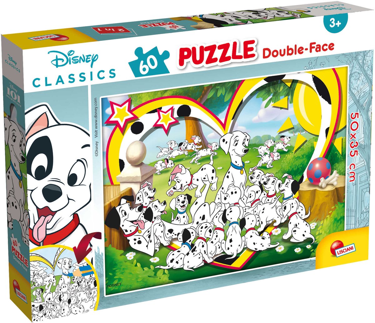 Lisciani Disney Puzzle DF Plus 60 101 Dalmatiner