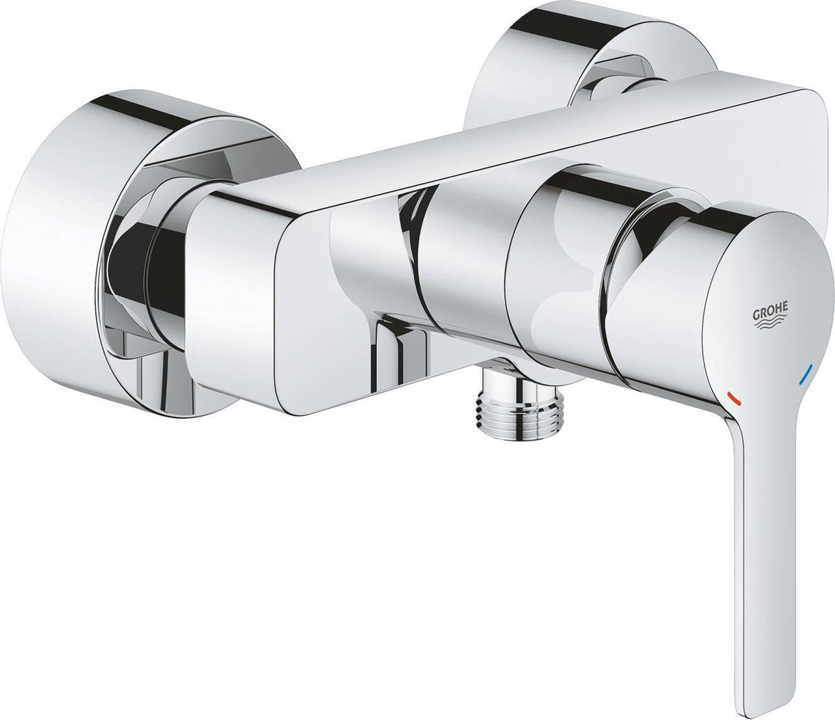Grohe Linaere neue Duscharmatur – Mischbatterie – Wandmontage – 15 cm Achsabstand – Chrom