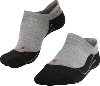 Falke TK5 Invisible Anti-Blister Wandersocken aus dünnem Woll-Funktionsmaterial Herren Grau - Größe 46-48