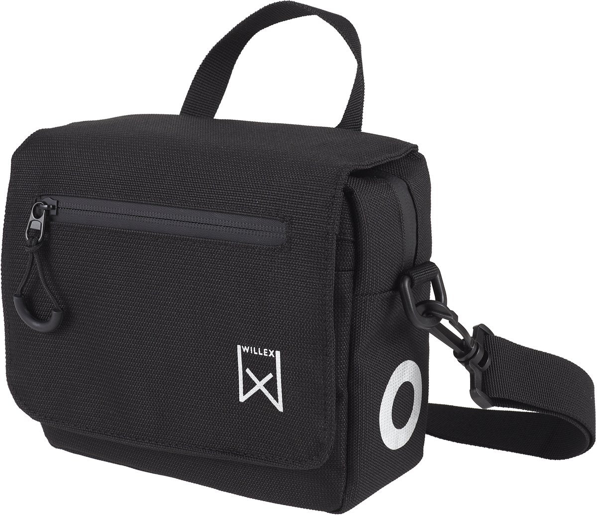 Willex – Lenker-Fahrradtasche 1200 – universelle Montage – Telefonhalterung – passt auch für Gehhilfe und Rollstuhl
