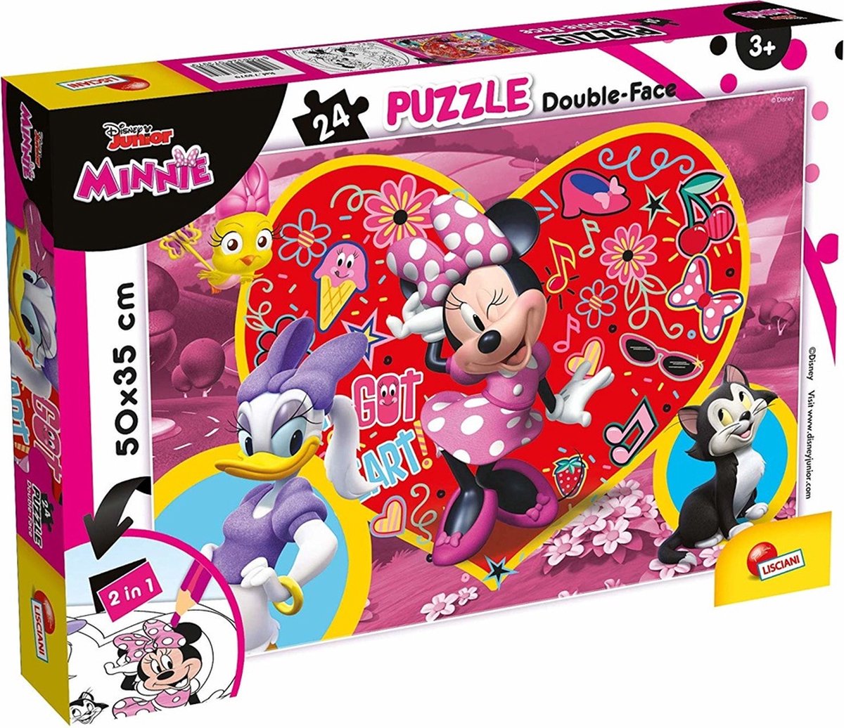 Lisciani-Puzzle df plus 24 Minnie