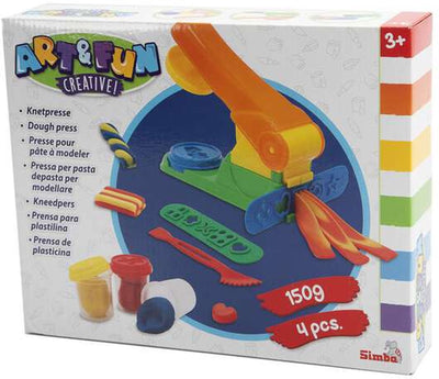 Simba 106329097 Ton, blaues, rotes, gelbes Material für Töpferei und Bildhauerei