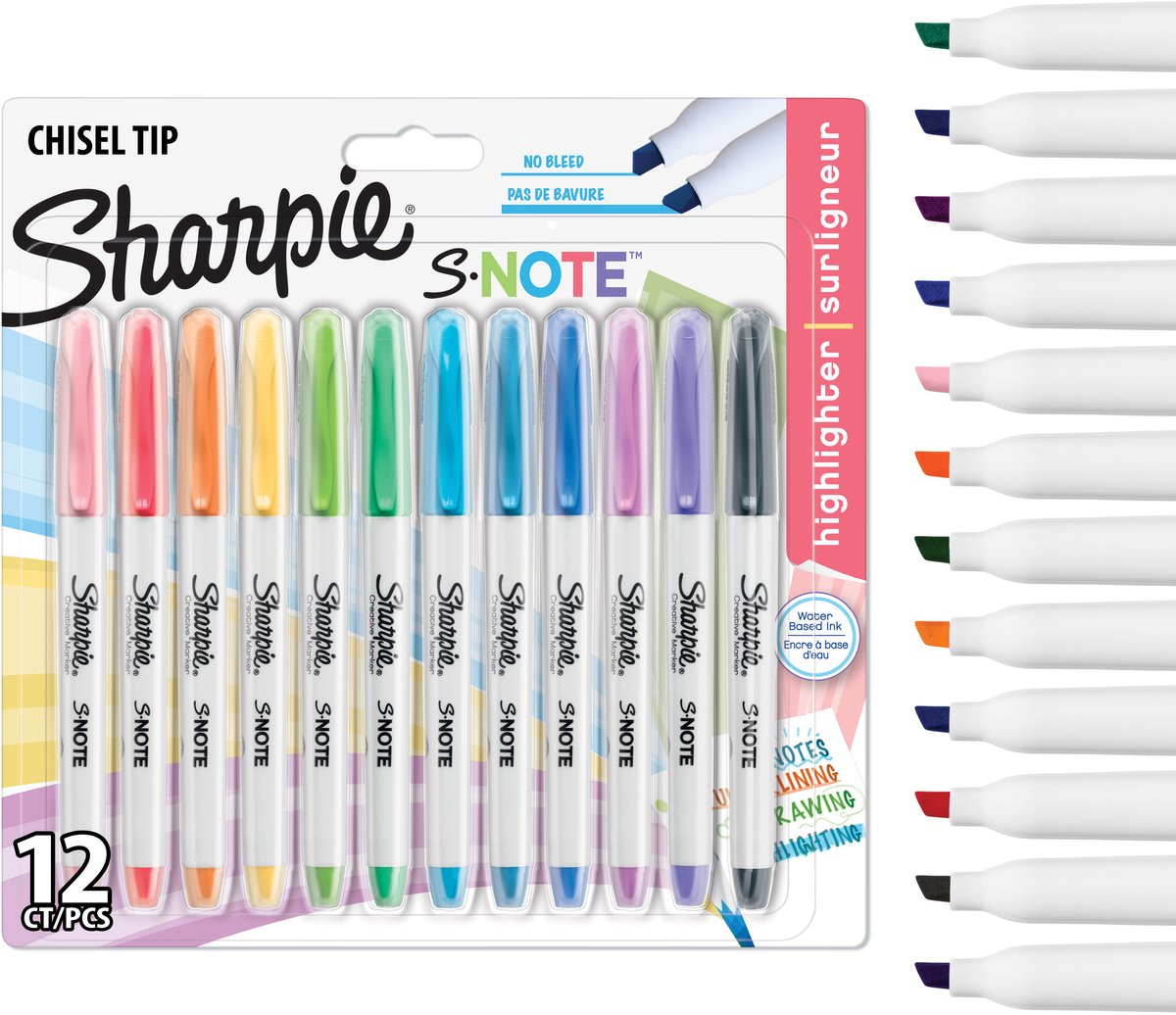 Marker 2138233 Sharpie Meißelspitze Pastell