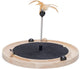 Entworfen von Lotte Scratch Toys Idah – Katzenspielzeug – Holz – Schwarzbraun – 39,5 x 39,5 x 29 cm