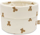 Jollein Wickeltischkorb – Mini-Teddybär – kleine Waffel – ø19 cm
