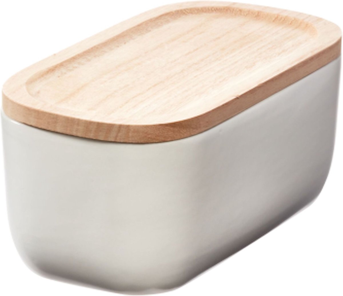 Idesign – Öko-Büro-Aufbewahrungsbox mit Deckel – Kunststoff – Weiß